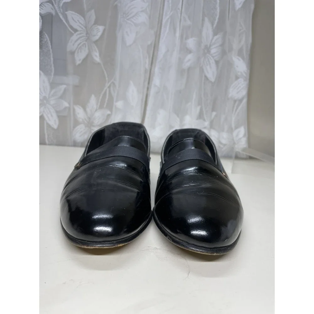 Rembrandt  Barratts Mens GIBBONS Dressy Shoes Sz 9 Black Patent Leather